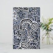 Shaman Peyote Ritual Mola Briefpapier (Stehend Vorderseite)