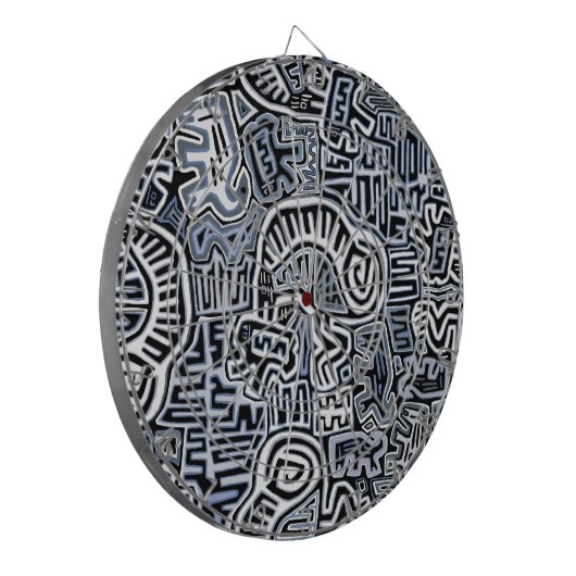 Shaman Peyote Ritual Mola Dartscheibe (Vorderseite Links)