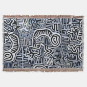 Shaman Peyote Ritual Mola Decke (Vorderseite)