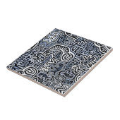 Shaman Peyote Ritual Mola Fliese (Seite)