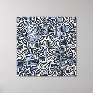 Shaman Peyote Ritual Mola Leinwanddruck