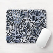 Shaman Peyote Ritual Mola Mousepad (Mit Mouse)