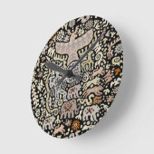 Shaman Peyote Ritual Runde Wanduhr (Winkel)