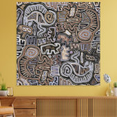 Shaman Peyote Serpent Ritual Spirits Leinwanddruck (Insitu (Wohnzimmer))