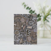 Shaman Peyote Serpent Ritual Spirits Postkarte (Stehend Vorderseite)