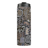 Shaman Peyote Serpent Ritual Spirits Thermosbecher (Vorderseite)