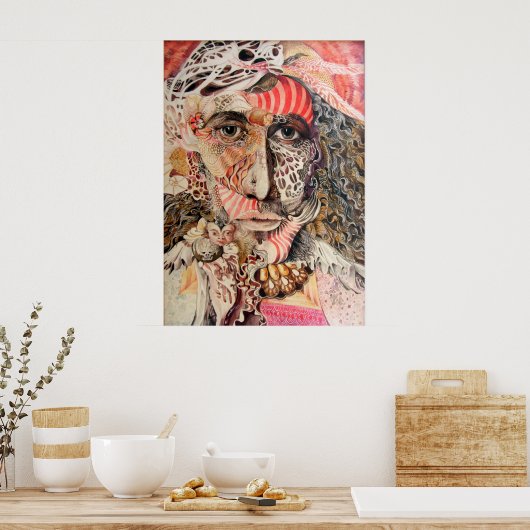 Shaman Portrait Poster (Küche)