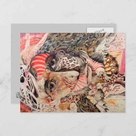 SHAMAN PORTRAIT POSTKARTE (Vorne/Hinten)