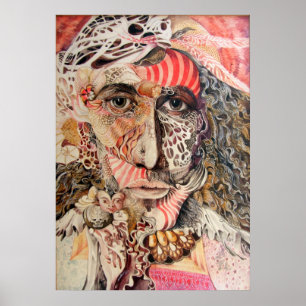 Shaman-Porträt Poster