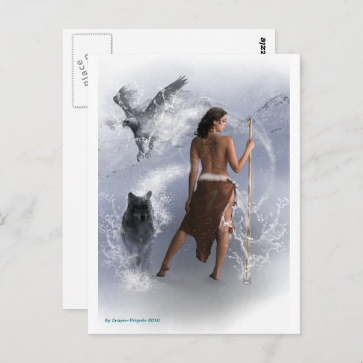 Shaman Post Card Postkarte (Vorne/Hinten)