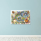 Shaman Spirit: Das Flüstern der Geist-Stimmen (WES Leinwanddruck (Insitu (Holzboden))