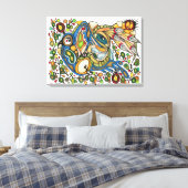 Shaman Spirit: Der Weg der Feder (östlich) Leinwanddruck (Insitu (Schlafzimmer))