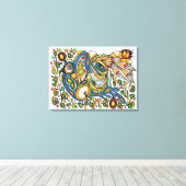 Shaman Spirit: Der Weg der Feder (östlich) Leinwanddruck (Insitu (Holzboden))