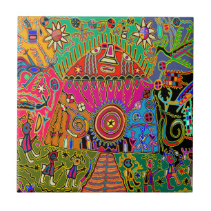 Shaman Spirits Tile Fliese