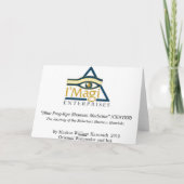 Shaman Spirt: Blue Frog-Eye Shaman Medicine Karte (Rückseite)