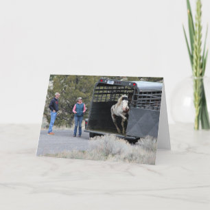 Shaman springt aus der geklappten Merkkarte des An