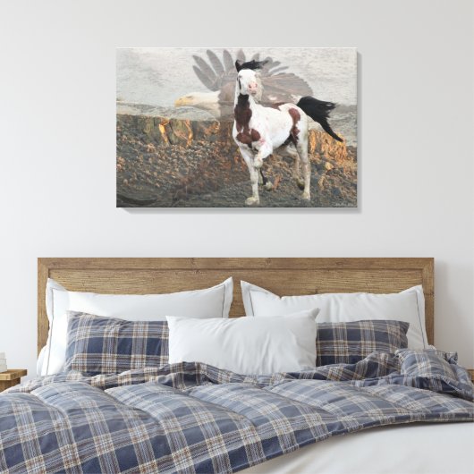 Shaman the Legend Canvas Print Leinwanddruck (Insitu (Schlafzimmer))