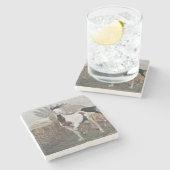 Shaman the Legend Marmor Untersetzer (Seitenansicht)