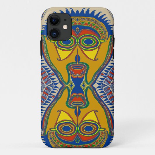 Shaman Tribal Mask Case-Mate iPhone Hülle (Rückseite)