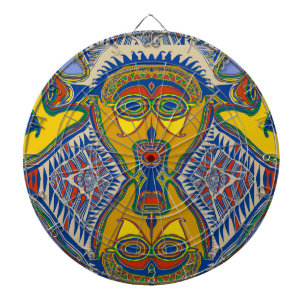 Shaman Tribal Mask Dartscheibe
