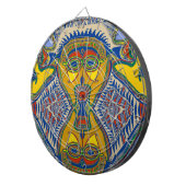 Shaman Tribal Mask Dartscheibe (Vorderseite rechts)
