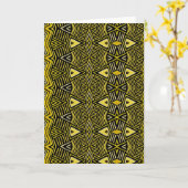 Shaman Tribal Shield Karte (Gelbe Blume)