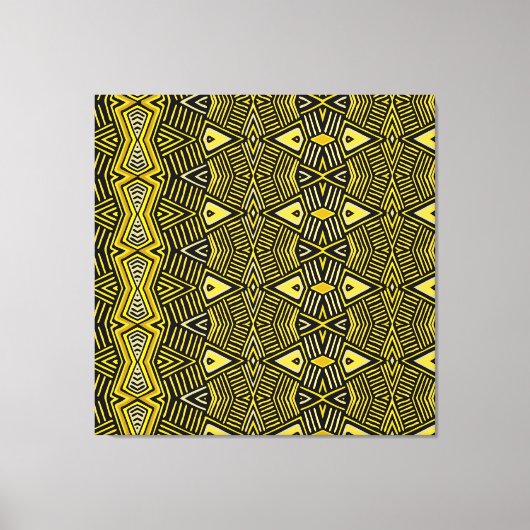 Shaman Tribal Shield Leinwanddruck (Vorderseite)