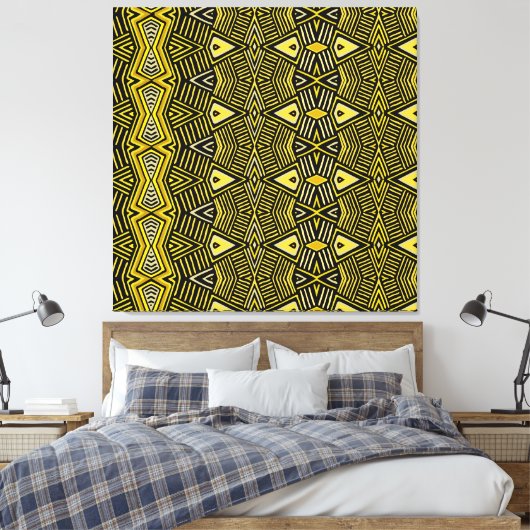 Shaman Tribal Shield Leinwanddruck (Insitu (Schlafzimmer))