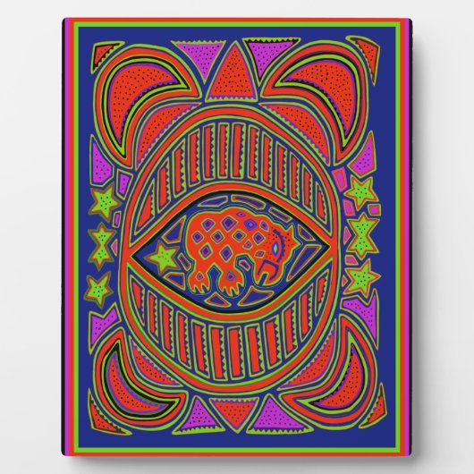 Shaman Turtle Spirit Fotoplatte (Vorderseite)