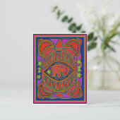 Shaman Turtle Spirit Postkarte (Stehend Vorderseite)