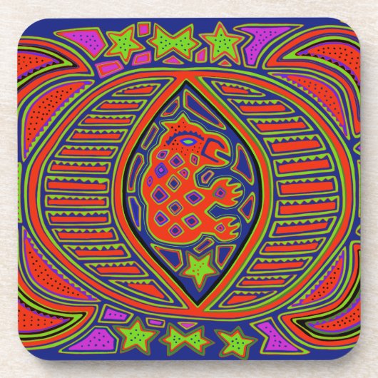 Shaman Turtle Spirit Untersetzer (Vorderseite)