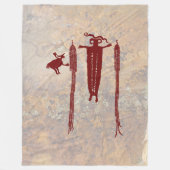 Shaman und Geistführer Fleecedecke (Vorderseite)