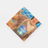 Shaman Woman Serviette (Ecke)