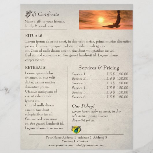 SHAMANIC - FLYER (Hinten)