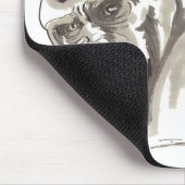 Shamanic Geist des Gorillas Mousepad (Ecke)
