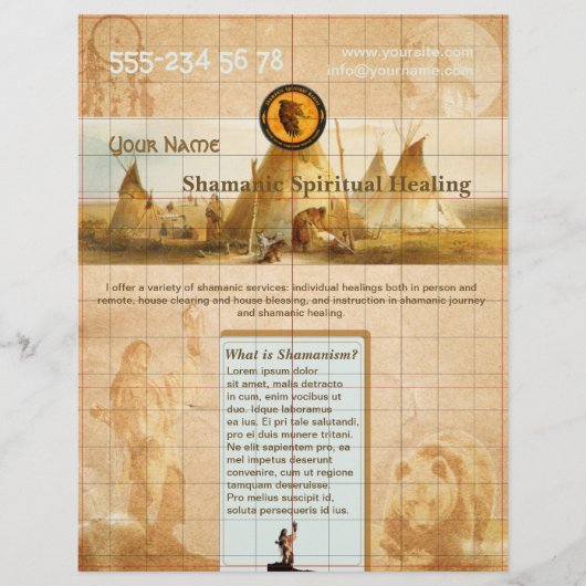 Shamanic Healing - Flyer (Vorne)