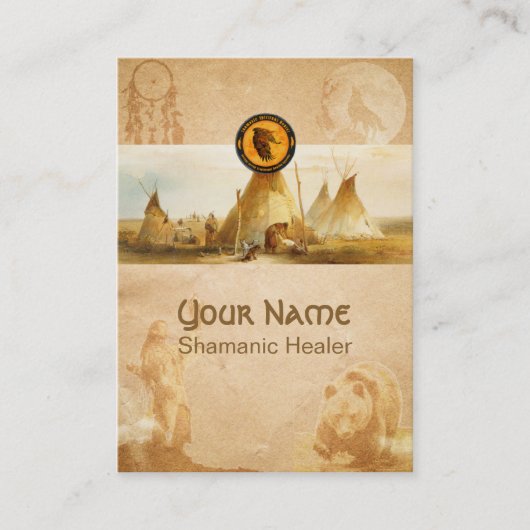 Shamanic Heilen - Visitenkarte (Vorderseite)