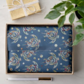 Shamanic Meeresschildkröte-Muster + Ihr backgr. Seidenpapier (Geschenk)