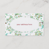 Shamanic Meeresschildkröte-nahtloses Muster + Ihre Visitenkarte (Rückseite)