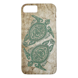 Shamanic Sea Turtle Symbol + Ihre Ideen Case-Mate iPhone Hülle