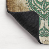 Shamanic Sea Turtle Symbol + Ihre Ideen Mousepad (Ecke)