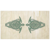Shamanic Sea Turtle Symbol + Ihre Ideen Tischdecke (Vorderseite (Horizontal))