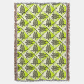 Shamanic Sea Turtles Pattern - Green Decke (Vorderseite Vertikal)