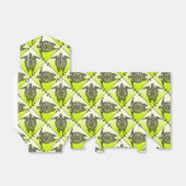 Shamanic Sea Turtles Pattern - Green Geschenkschachtel (Ungefaltet)