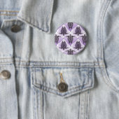 Shamanic Sea Turtles Pattern - violet Button (Beispiel)