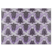 Shamanic Sea Turtles Pattern - violet Schneidebrett (Vorderseite)