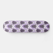 Shamanic Sea Turtles Pattern - violet Skateboard (Horizontal)