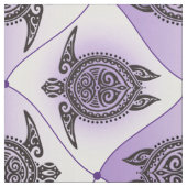 Shamanic Sea Turtles Pattern - violett Stoff (Muster)