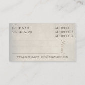 SHAMANIC - Visitenkarte (Rückseite)