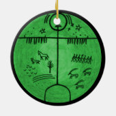 Shamanism-Welten Keramik Ornament (Hinten)